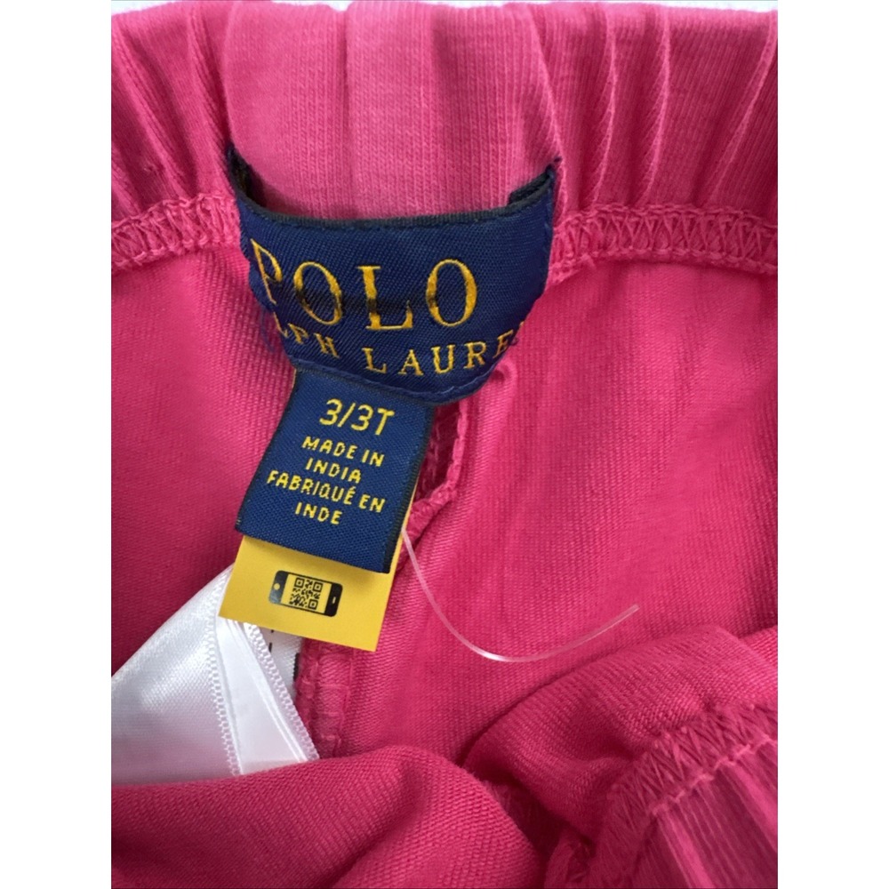 Polo RALPH LAUREN Toddler Girls Pink‎ OMBRE Tie Dye Leggings Pants Size 3T NWOT - Picture 3 of 5